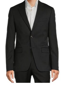 Hart Schaffner & Marx Men's Suit Gold Trumpeter Tailored For Dillards Black